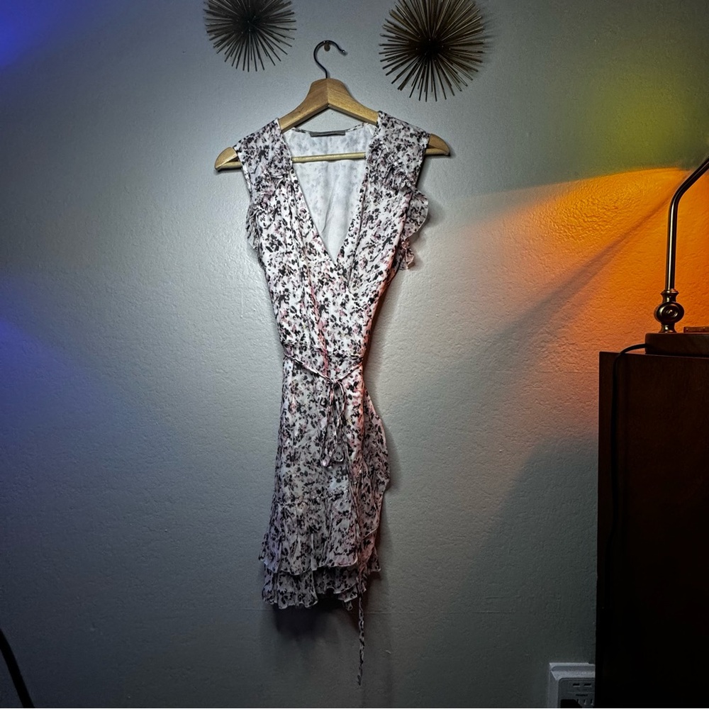 EUC All Saints wrap dress